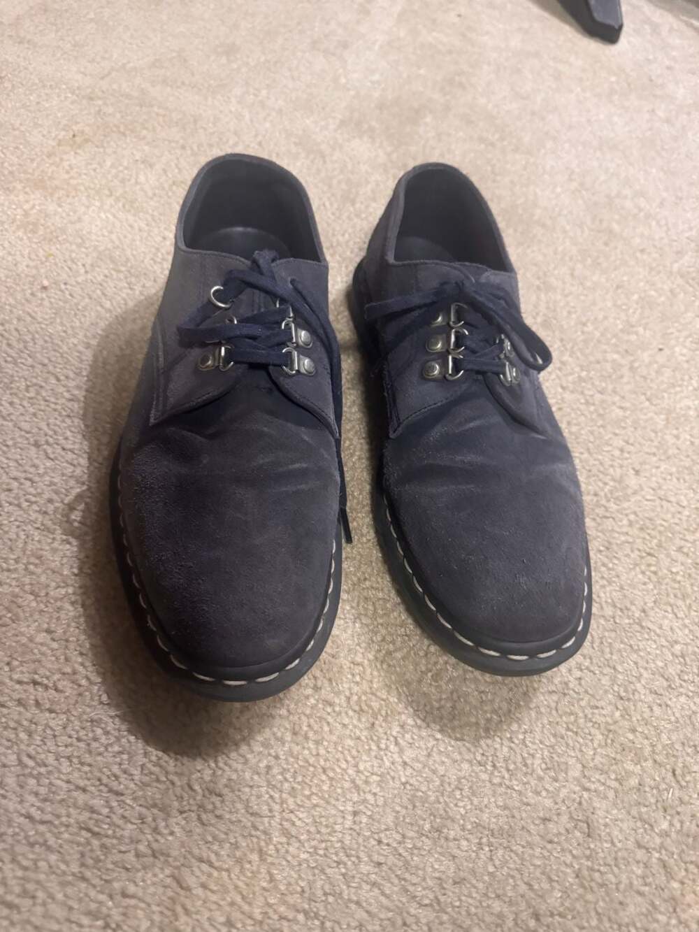 Dr. Martens x nanamica Plymouth Officer Marine Navy Suede Made in England